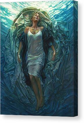 Spiritual Woman Canvas Prints