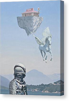 Pegasus Paintings Canvas Prints