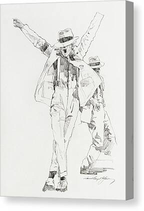 Michael Jackson Drawings Canvas Prints