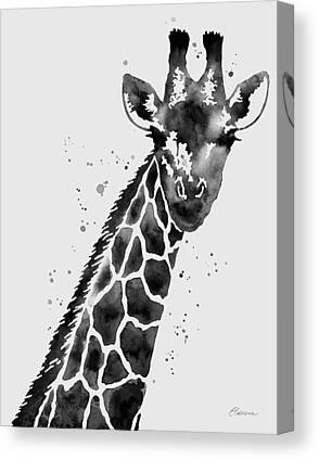 Giraffe Abstracts Canvas Prints