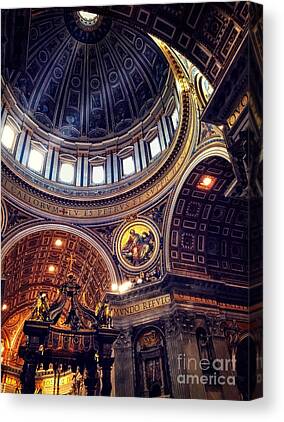 St Peters Basilica Canvas Prints | Fine Art America
