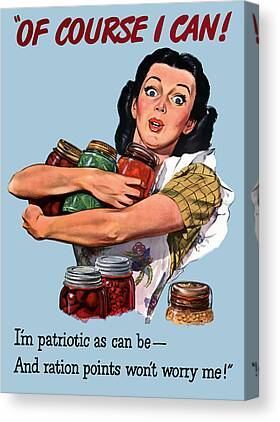 Canned Food Canvas Prints