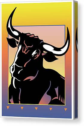 Minotaur Canvas Prints