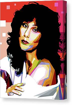 Cher Canvas Prints