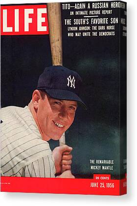 Life Magazine Covers Baseball Canvas Prints