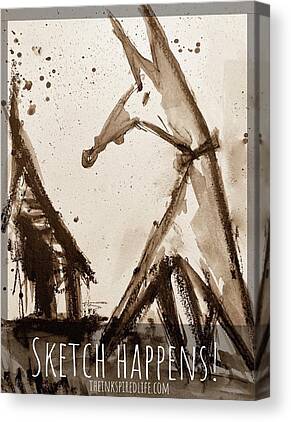 Sketch Canvas Prints