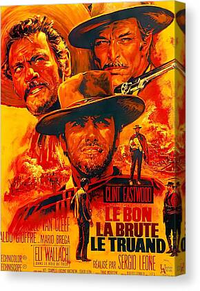 The Good The Bad and The Ugly Large CANVAS Art Print Gift A0 A1 A2 A3 A4