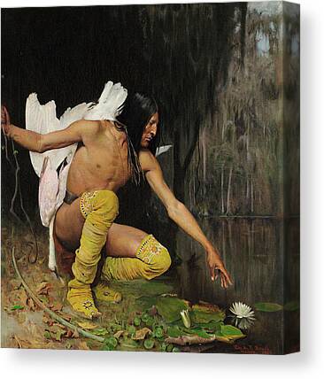 Indian Spear Fishing Framed Print by Patricia Keith - Fine Art America