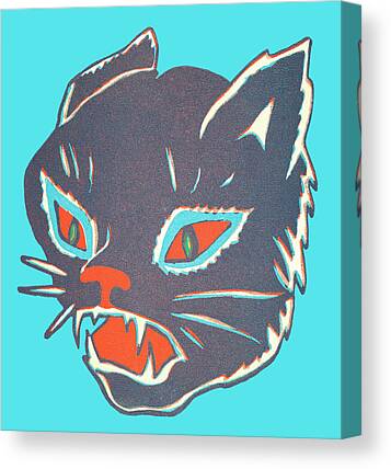 Ugly Cat Canvas Prints