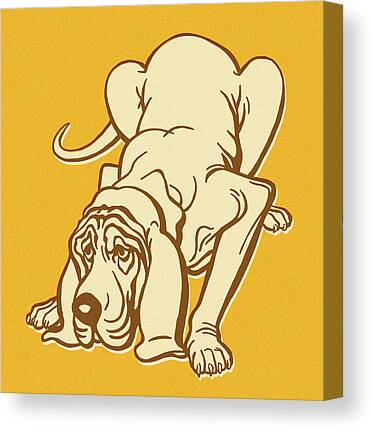 Bloodhounds Canvas Prints