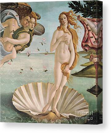 Alexandre Cabanel The Birth of Venus Framed Canvas Print 27"x17.5" V08-01 