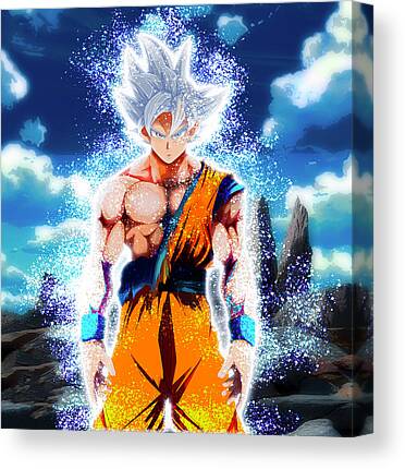 Goku Vegeta split Metal Print for Sale by Graphadora