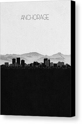 Designs Similar to Anchorage Cityscape Art