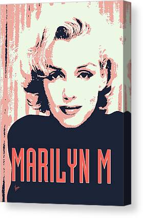 Marilyn M. Canvas Prints