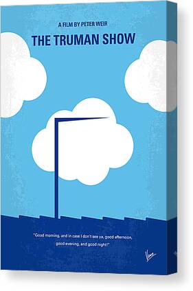 The Truman Show minimalist T-Shirt by Remake Posters - Pixels Merch