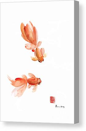Goldfish Canvas Prints