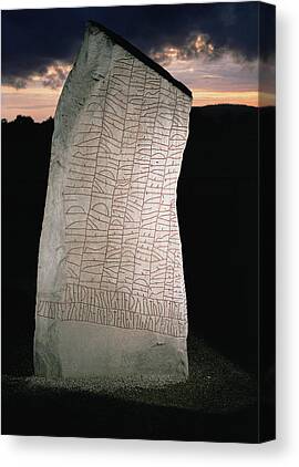 Olsbro rune stone. This stone, like many other rune stones, is