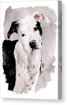 Taux Painting Dog Staffy Bull Terrier Framed Wall Art Print 9x7 dans 