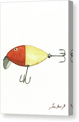 Lure Fishing Canvas Prints