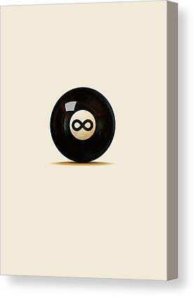 Number Eight Canvas Prints