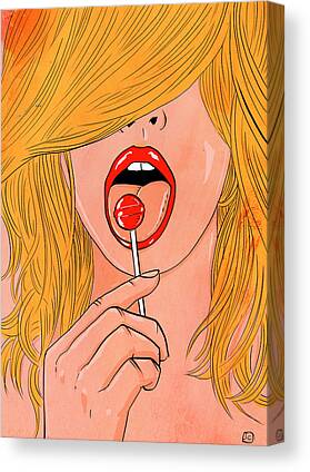 Pucker Up Canvas Art Prints