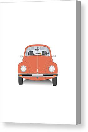 Volkswagen Kafer Canvas Prints