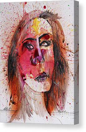 Adele Drawings Canvas Prints