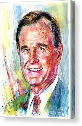 George Bush Canvas Prints