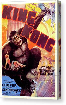 King Kong Canvas Prints