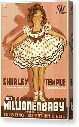 Shirley Temple Canvas Prints
