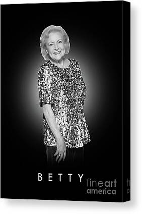 Betty White Canvas Prints