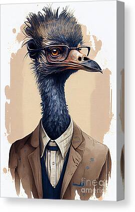Emu Canvas Prints