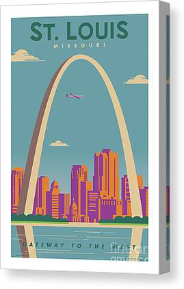 Gateway To The West Canvas Prints