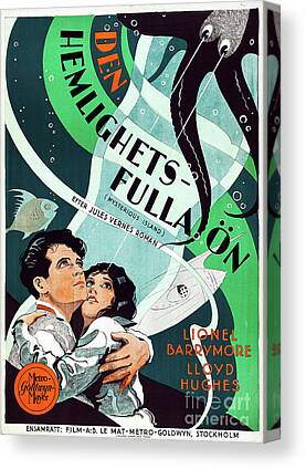 Canvas Art - ''The Mysterious Island'', 1929 - art by Eric Rohman by Stars on Art