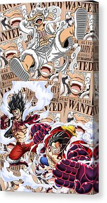 Paintings Nice Poster One Piece Monkey D. Luffy Bounty Wanted 4 Canvas Wall  Art Hd Print Picture Home Decor Drop Delivery Garden Arts Dhzwh