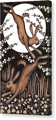 March Hare Canvas Prints