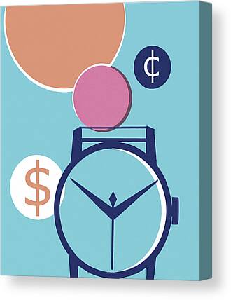 Time Is Money Canvas Prints