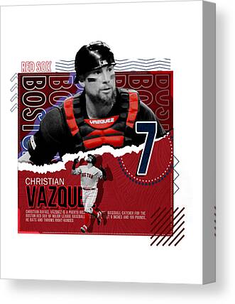  Christian Vazquez Boston Red Sox Poster Print, Baseball Player, Christian  Vazquez Gift, Canvas Art, ArtWork SIZE 24''x32'' (61x81 cm): Posters &  Prints