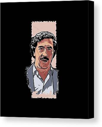 Narcos Pablo Escobar TV Show Printed Box CANVAS PICTURE a1.30"x20" 30 mm Deep