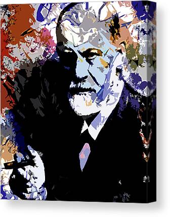 Freud Digital Art Canvas Prints