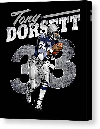 TONY DORSETT  Dallas Cowboys 1977 Wilson Throwback NFL Football