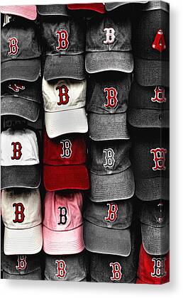 Canvas Art - B for BoSox by Joann Vitali