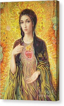 Blessed Mother Canvas Prints