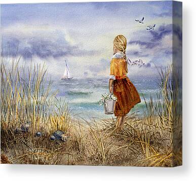 Shore Bird Canvas Prints