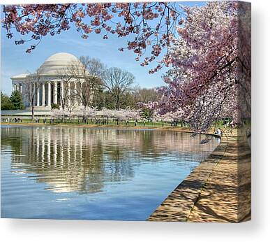 Jefferson Memorial Canvas Prints