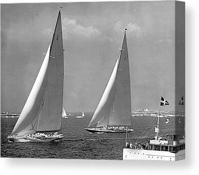 Trial Race For the America's Cup' Photographic Print - George Silk