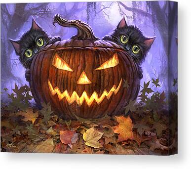 Scaredy Cats IIi Painting by Janelle Penner - Fine Art America