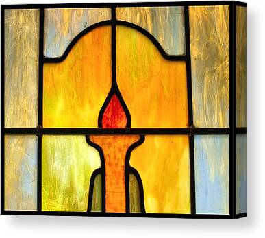 STAINED GLASS Abstract Modern PRINT Canvas Wall Art Picture AB581 MATAGA 