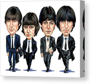 Fab 4 Canvas Prints