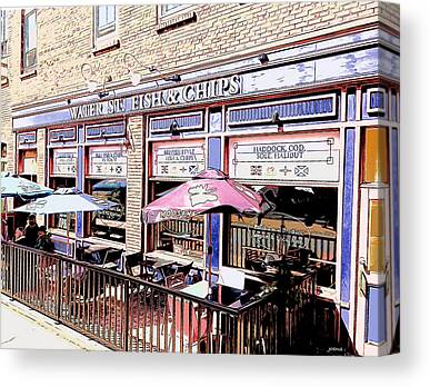 Fish And Chips Canvas Prints